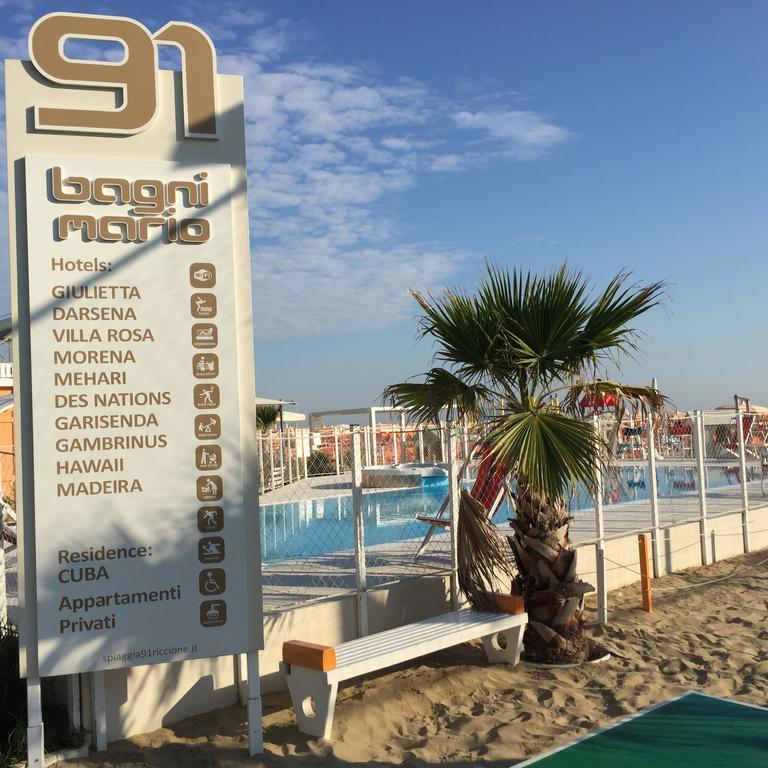 Hotel Mehari Riccione Luaran gambar